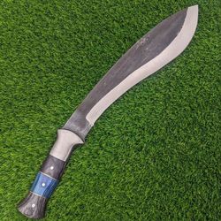 handmade damascus kukri knife camping knife