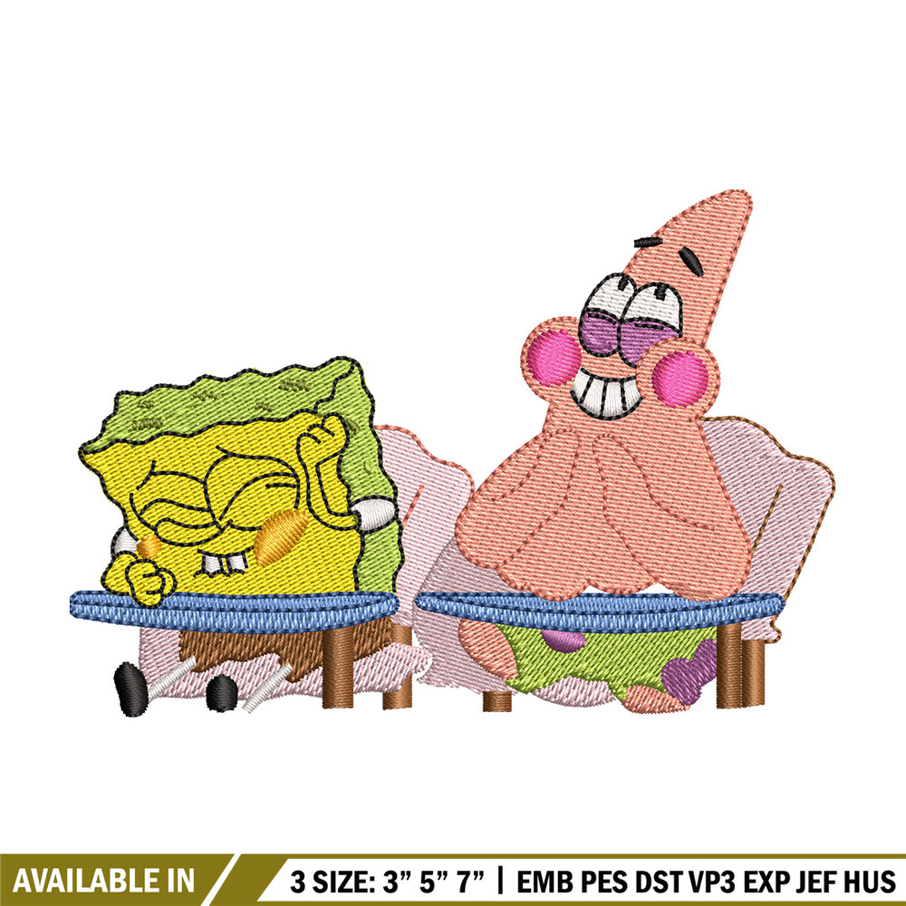 Spongebob funny embroidery design, Spongebob embroidery, Embroidery file, Embroidery shirt, Emb design, Digital download.jpg