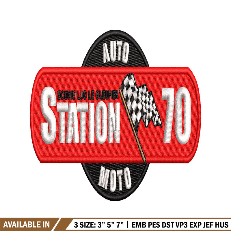 Station 70 embroidery design, Station 70 embroidery, embroidery file, logo design, logo shirt, Digital download..jpg