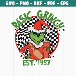 christmas movie characters retro basic grinch svg download