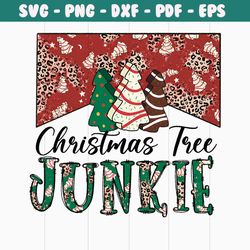 christmas gift wrap tree junkie svg cutting digital file