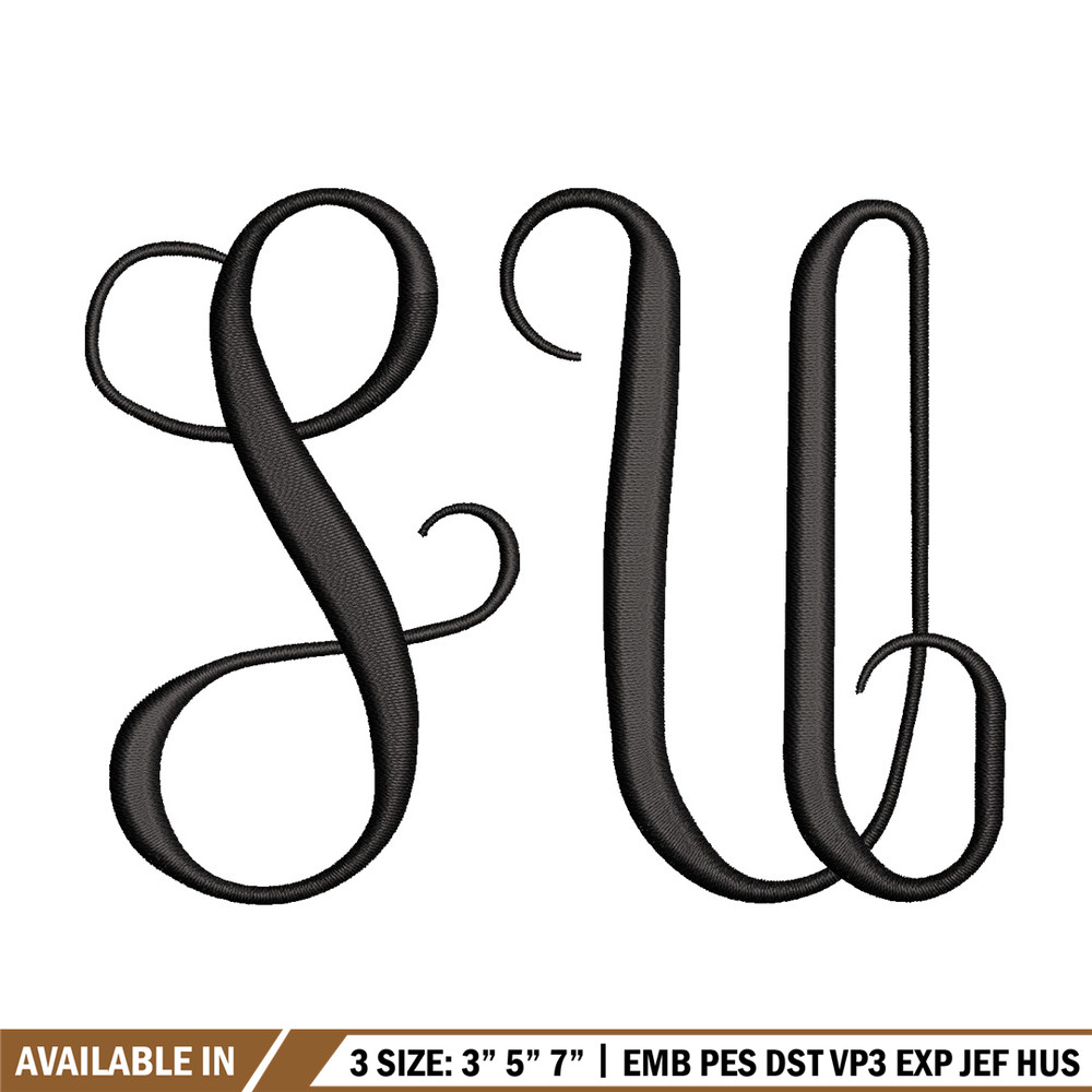 Su logo embroidery design, Logo embroidery, Emb design, Embroidery shirt, Embroidery file, Digital download.jpg