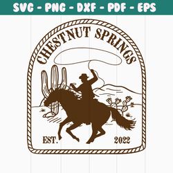 chestnut springs series cowboy romance svg file for cricut
