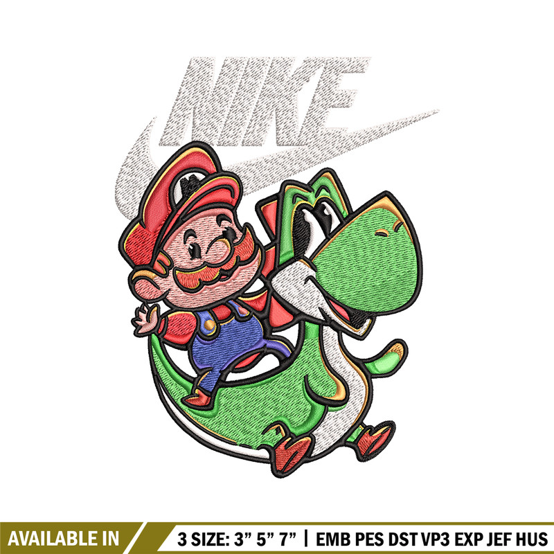 Super Mario Game Nike Embroidery design, Super Mario Game Embroidery, Nike design, Embroidery file, Instant download..jpg