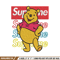 Supreme Winnie The Pooh Embroidery design, Winnie The Pooh Embroidery, cartoon design, Embroidery File, Instant download.jpg