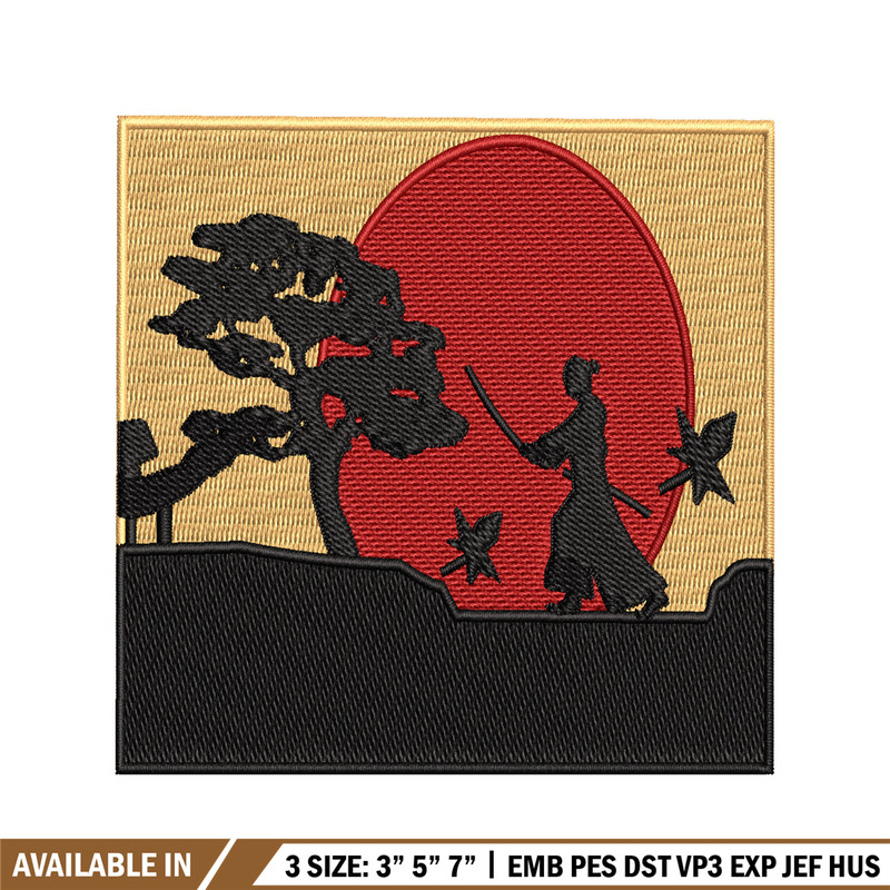 Swordsman moon embroidery design, Swordsman embroidery, embroidery file, Picture design, logo shirt, Digital download..jpg