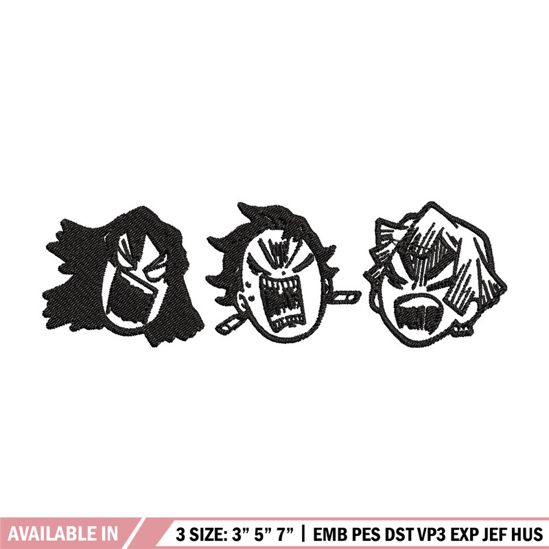 Tanjiro angry embroidery design, Tanjiro embroidery, Embroidery shirt, Embroidery file, Anime design, Digital download.jpg