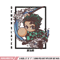 Tanjiro chibi embroidery design, Tanjiro embroidery, Embroidery shirt, Embroidery file, Anime design, Digital download.jpg