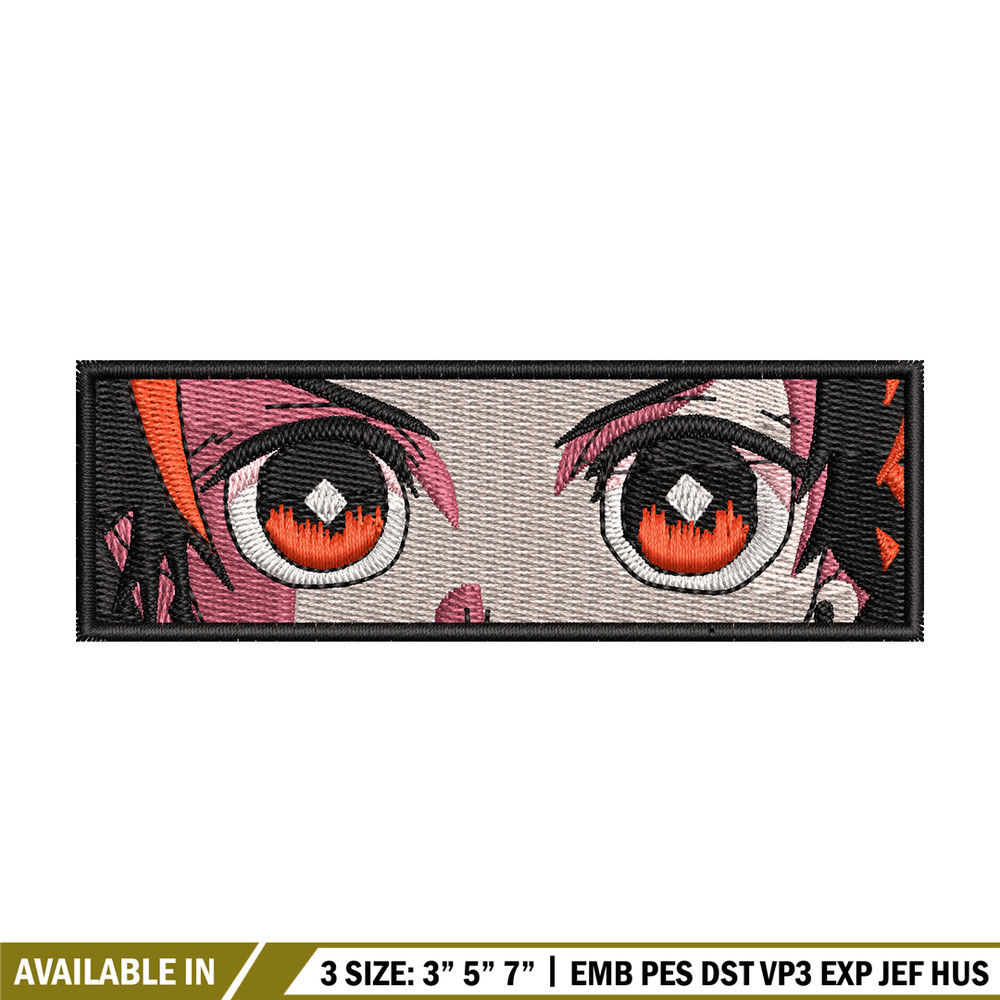 Tanjiro eyes embroidery design, Tanjiro embroidery, Anime design, Embroidery shirt, Embroidery file, Digital download.jpg