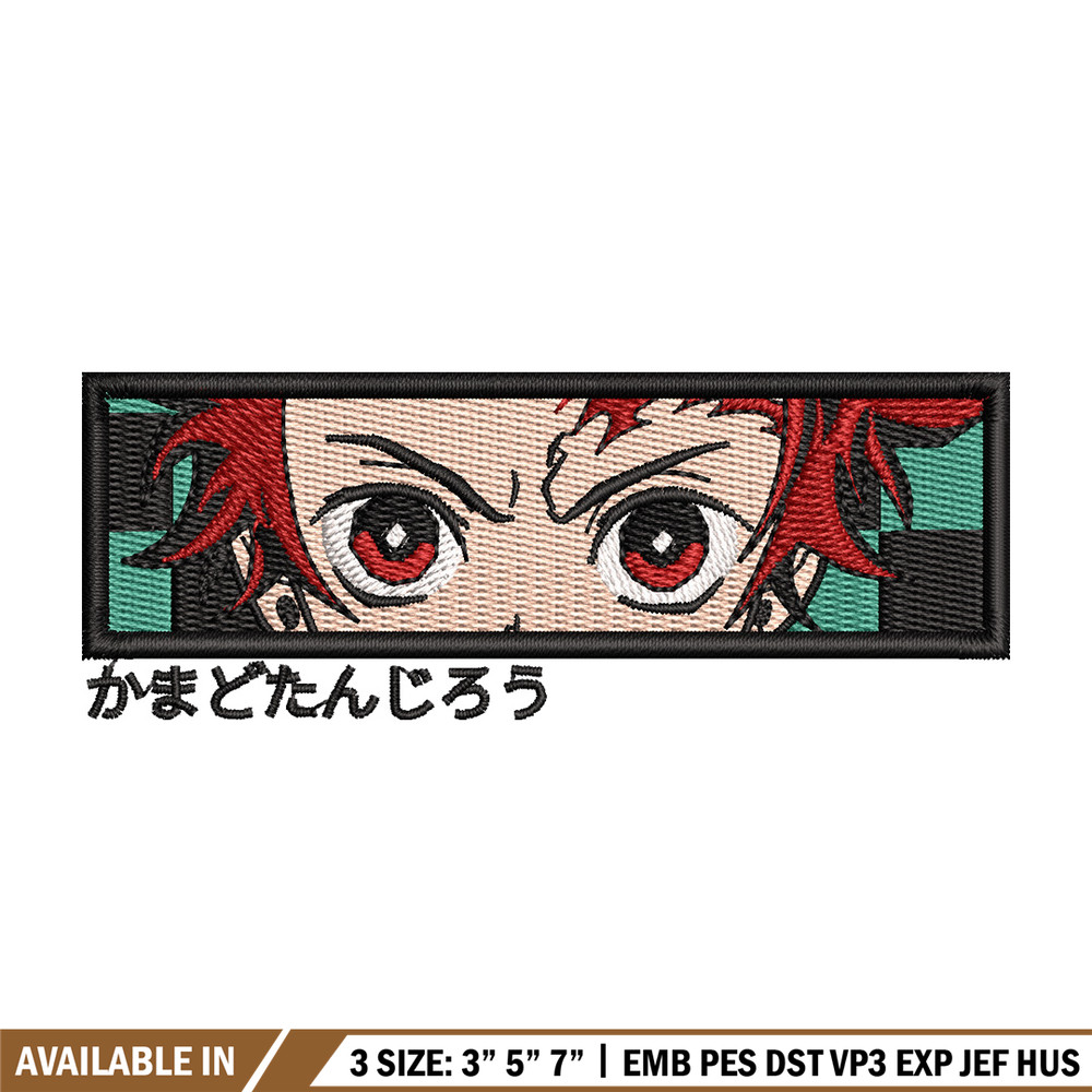 Tanjiro eyes box embroidery design, Tanjiro embroidery, Anime design, Embroidery shirt, Embroidery file,Digital download.jpg