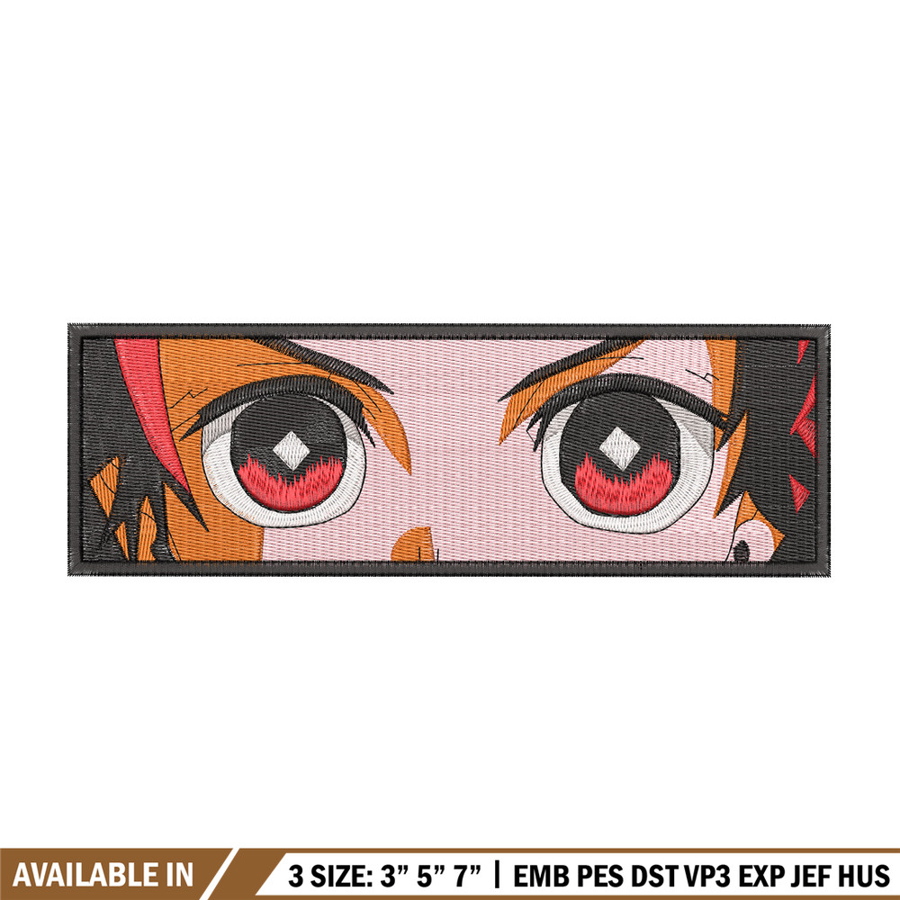 Tanjiro eyes embroidery design, Tanjiro embroidery, Anime design, Embroidery shirt, Embroidery file,Digital download.jpg