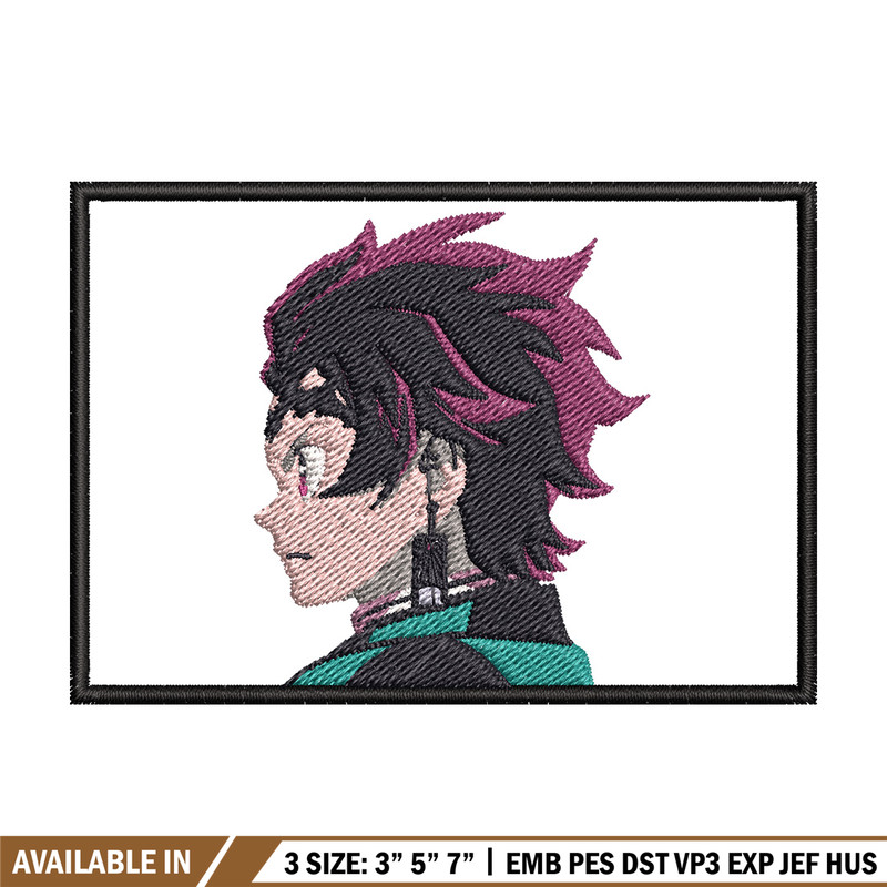 Tanjiro head embroidery design, Tanjiro embroidery, Anime design, Embroidery shirt, Embroidery file,Digital download.jpg
