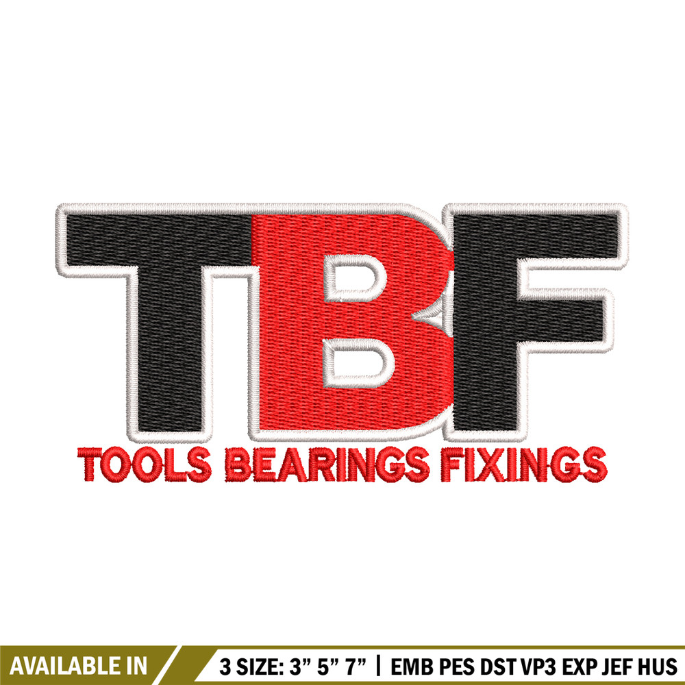 TBF logo embroidery design, TBF logo embroidery, logo design, logo shirt, Embroidery shirt, Instant download.jpg