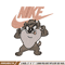 Tasmanian Devil Nike Embroidery design, cartoon Embroidery, Nike design, Embroidery file, Instant download..jpg