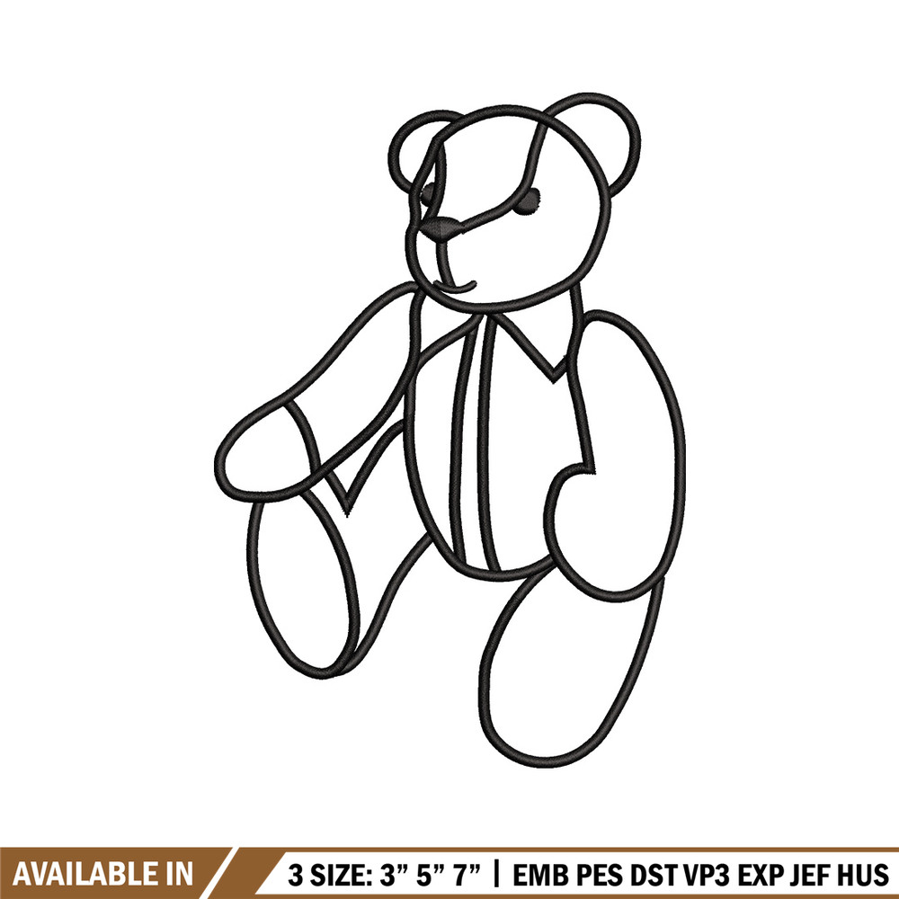Teddy bear embroidery design, Teddy embroidery, Emb design, Embroidery shirt, Embroidery file, Digital download.jpg