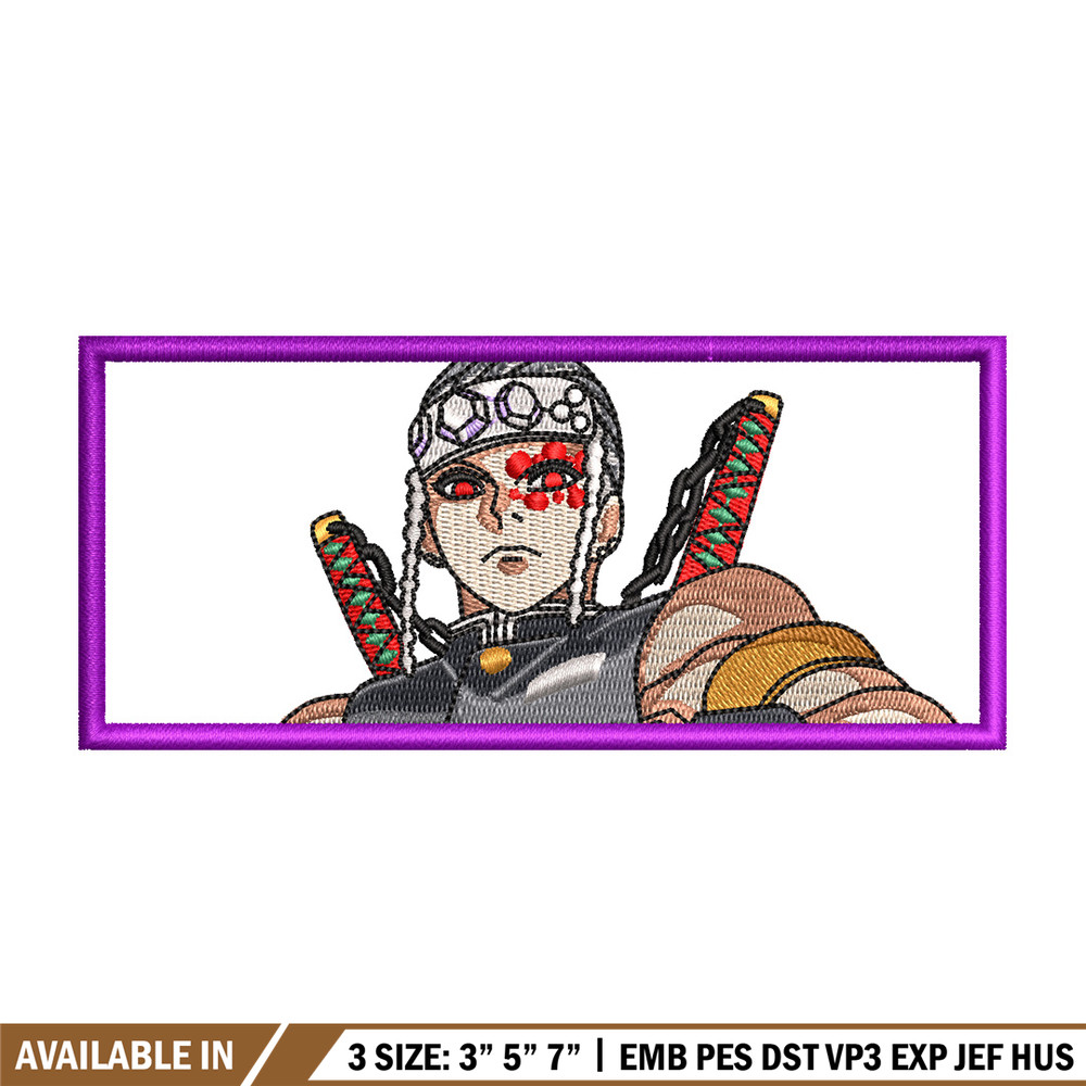 Tengen box embroidery design, Demon slayer embroidery, Anime design, Embroidery shirt, Embroidery file, Digital download.jpg