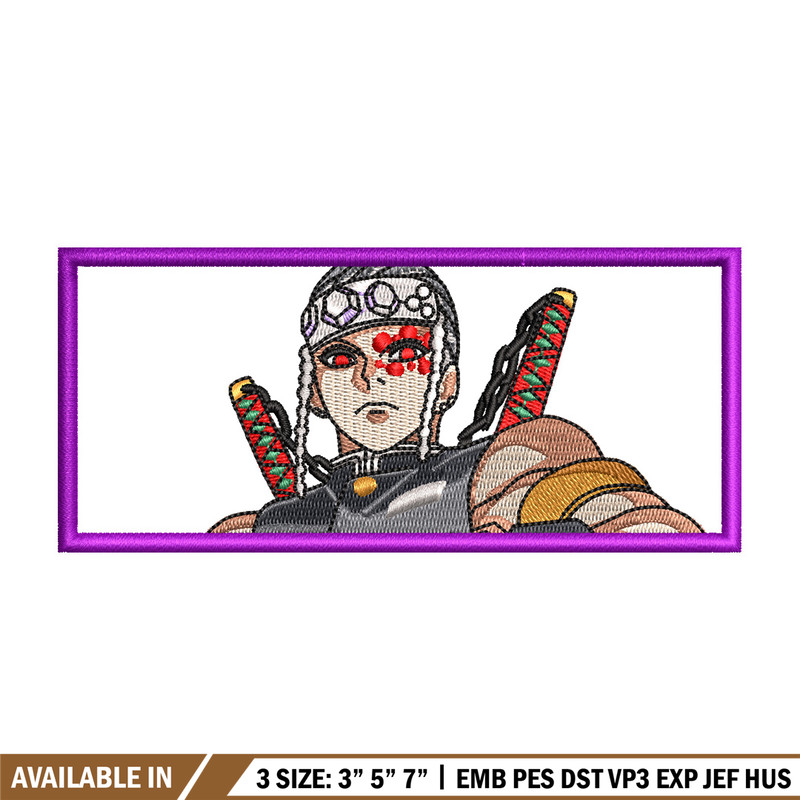 Tengen box embroidery design, Demon slayer embroidery, Anime design, Embroidery shirt, Embroidery file, Digital download.jpg