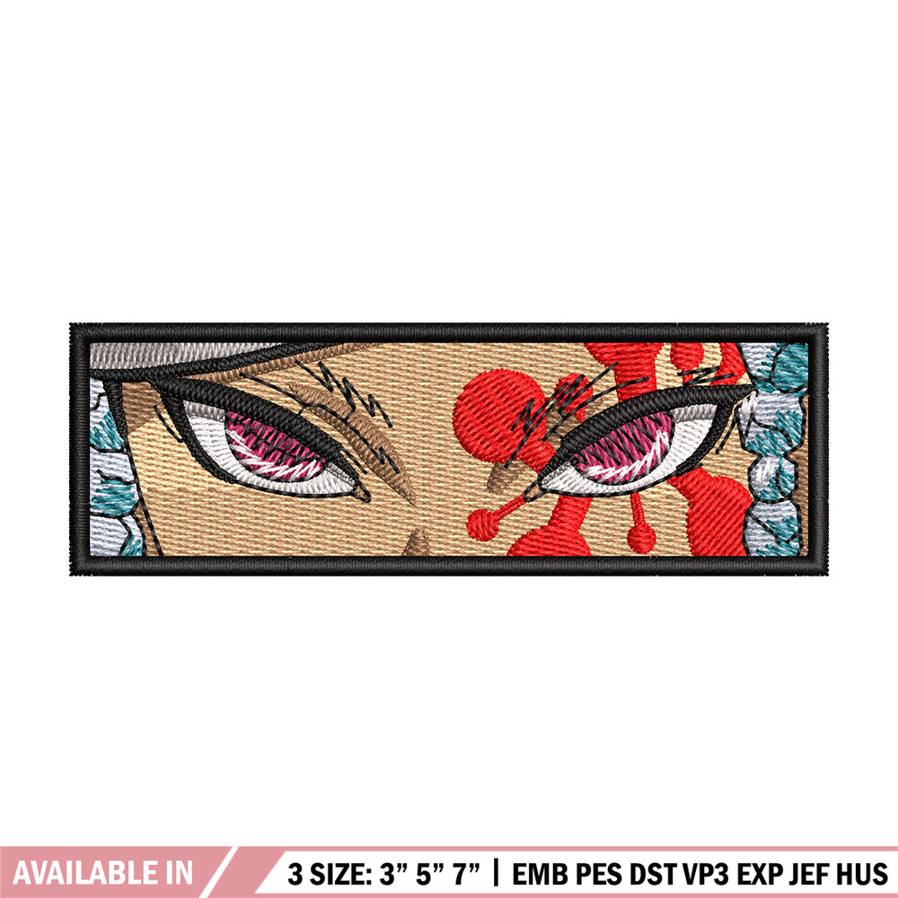 Tengen eyes embroidery design, Tengen embroidery, Anime design, Embroidery shirt, Embroidery file, Digital download.jpg