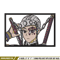 Tengen frame embroidery design, Tengen embroidery, Anime design, Embroidery shirt, Embroidery file, Digital download.jpg