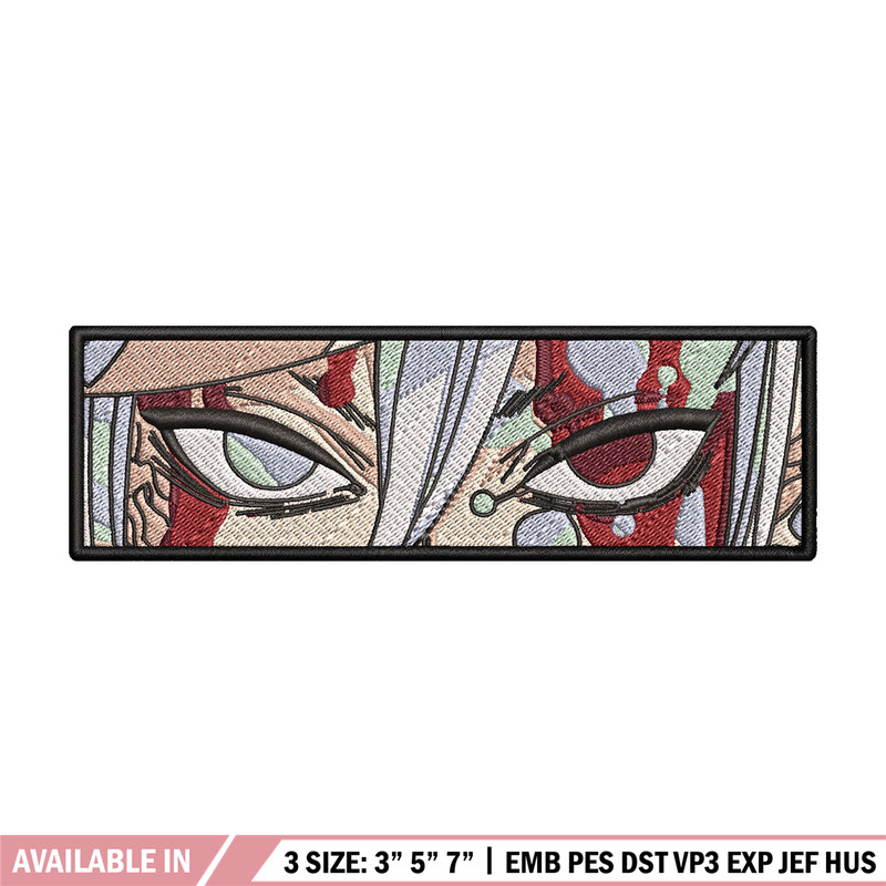 Tengen eyes embroidery design, Tengen embroidery, Embroidery shirt, Embroidery file, Anime design, Digital download.jpg