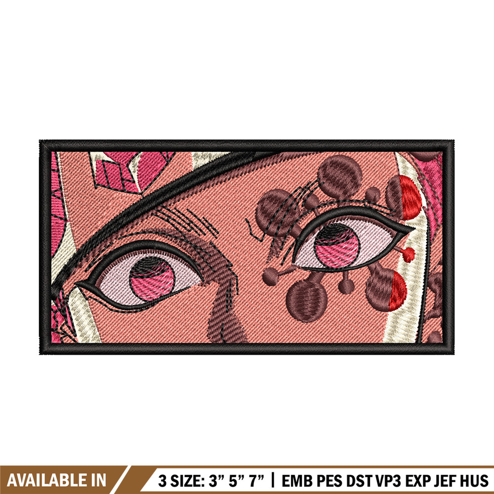 Tengen eyes embroidery design, Kimetsu no Yaiba embroidery, embroidery file, anime design, anime shirt, Digital download.jpg