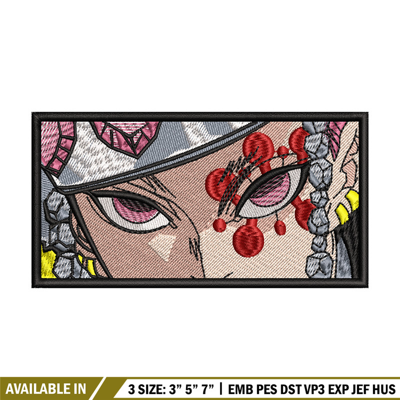 Tengen Uzui eyes embroidery design, Kimetsu no Yaiba embroidery, anime design, anime shirt, Digital download.jpg