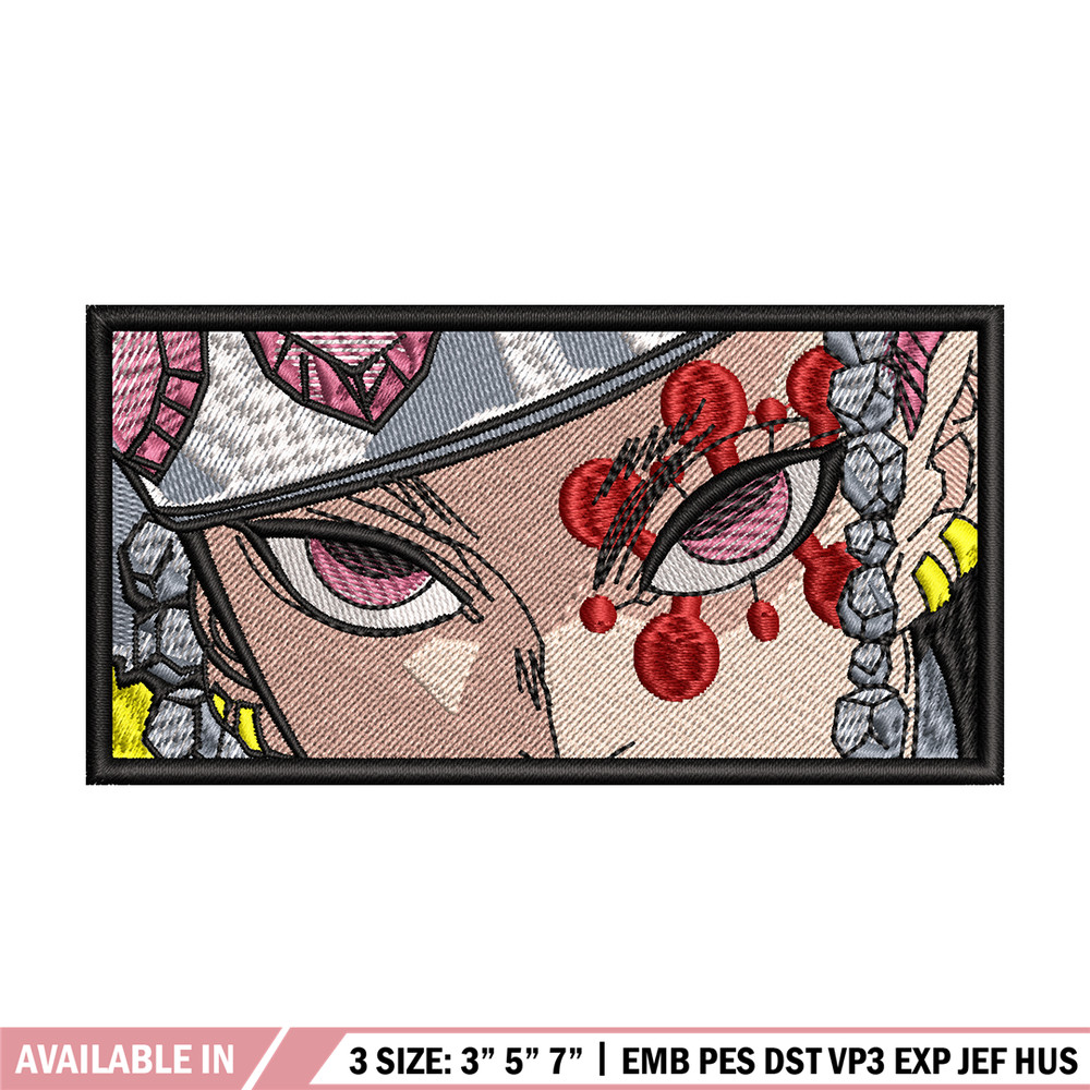 Tengen Uzui eyes embroidery design, Kimetsu no Yaiba embroidery, anime design, anime shirt, Digital download.jpg