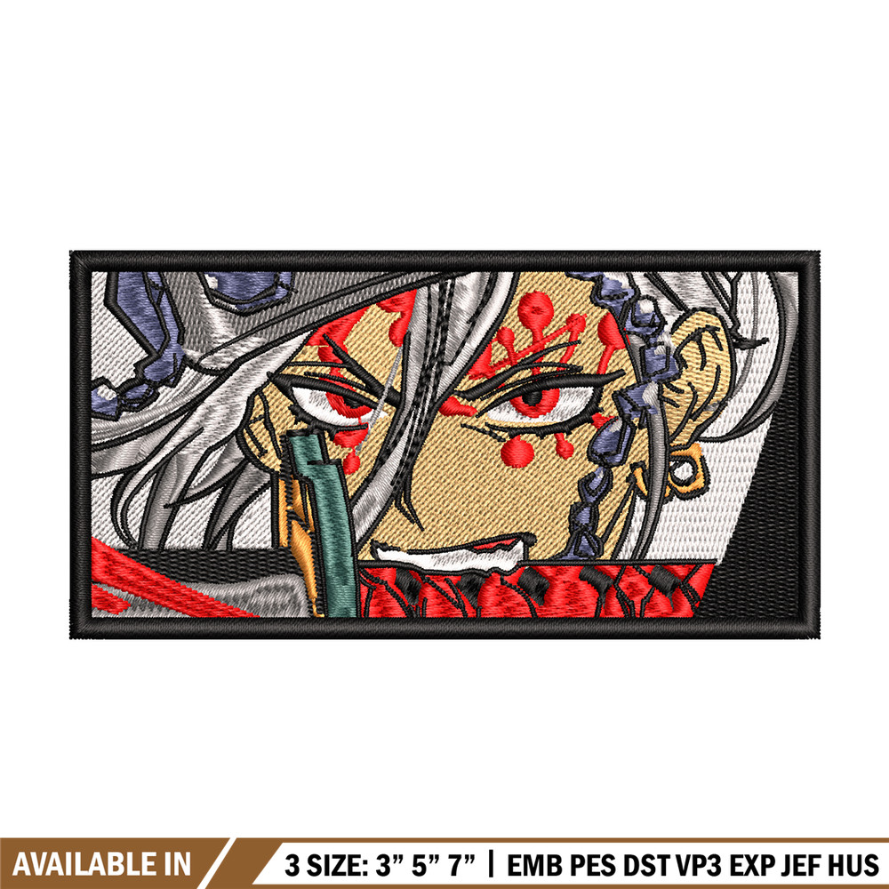 Tengen Uzui embroidery design, Kimetsu no Yaiba embroidery, embroidery file, anime design, anime shirt, Digital download.jpg