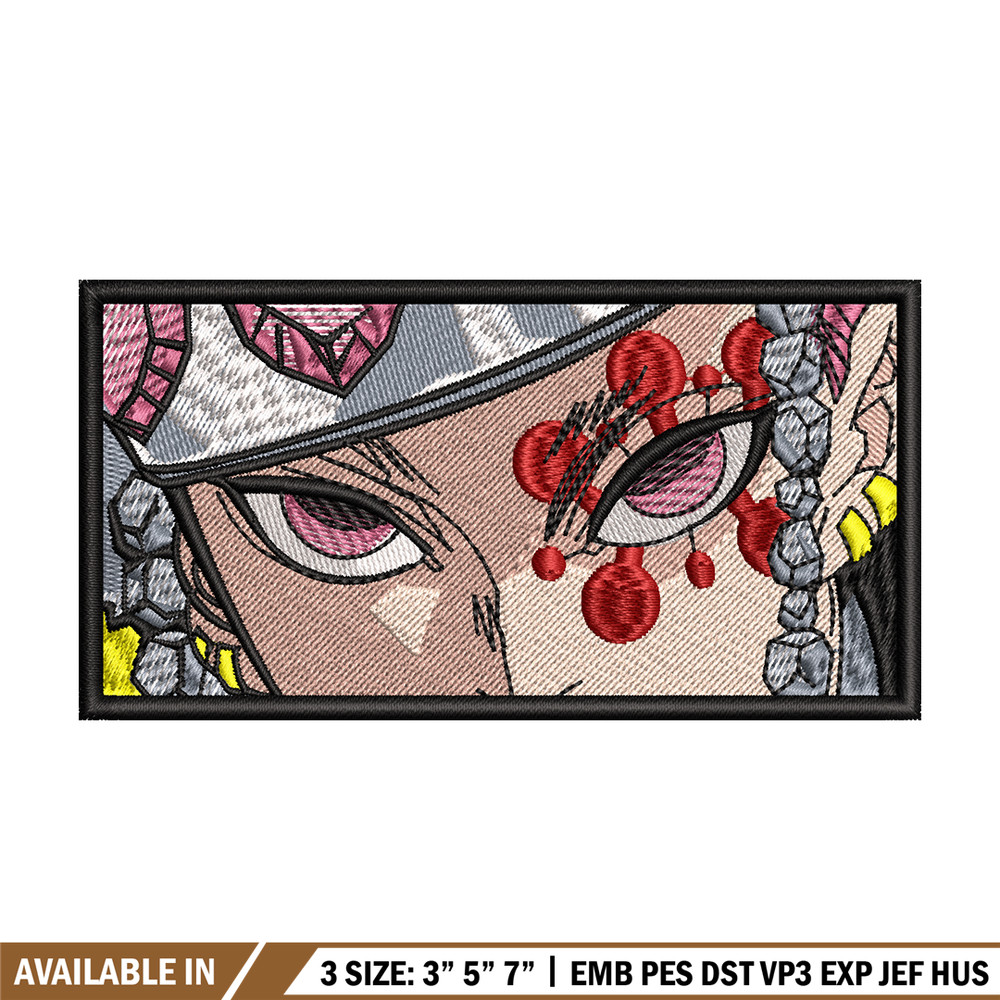 Tengen Uzui eyes embroidery design, Kimetsu no Yaiba embroidery, anime design, anime shirt, Digital download.jpg