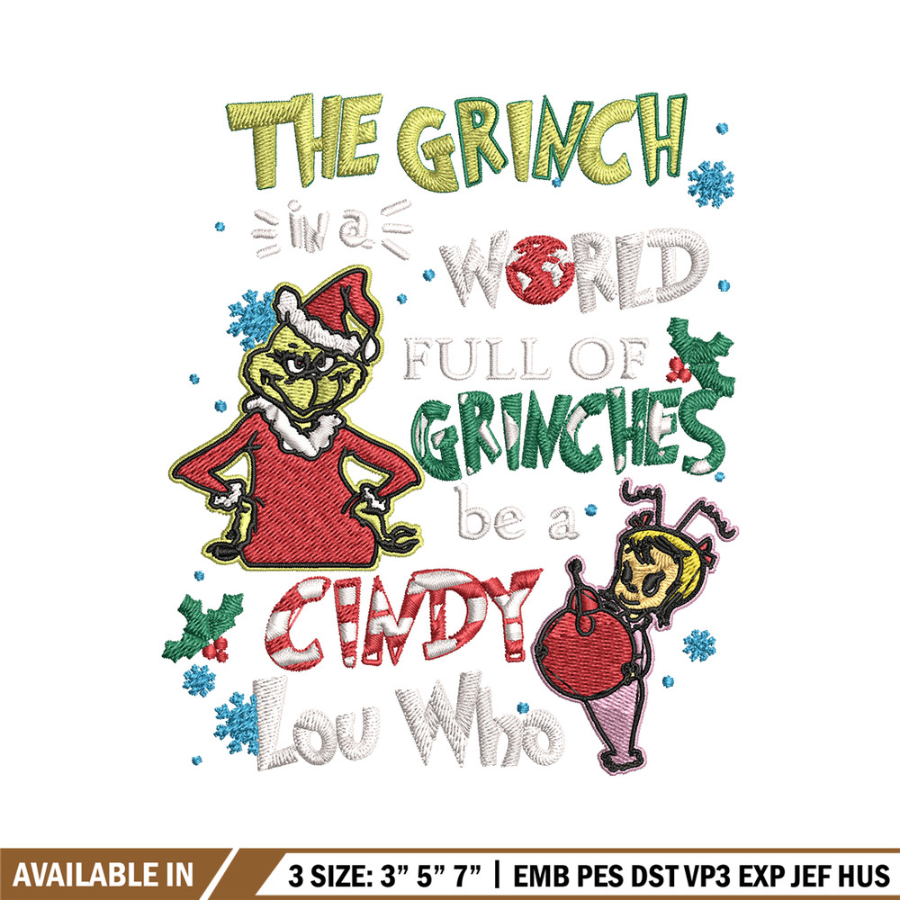 The grinch logo Embroidery design, Grinch christmas Embroidery, Grinch design, Embroidery File, Instant download.jpg