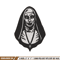 The Nun Embroidery design, The Nun logo Embroidery, Horror design, Embroidery File, logo shirt, Digital download..jpg
