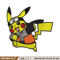 Uchiha Pikachu embroidery design, Pokemon embroidery, embroidery file, anime design, anime shirt, Digital download.jpg