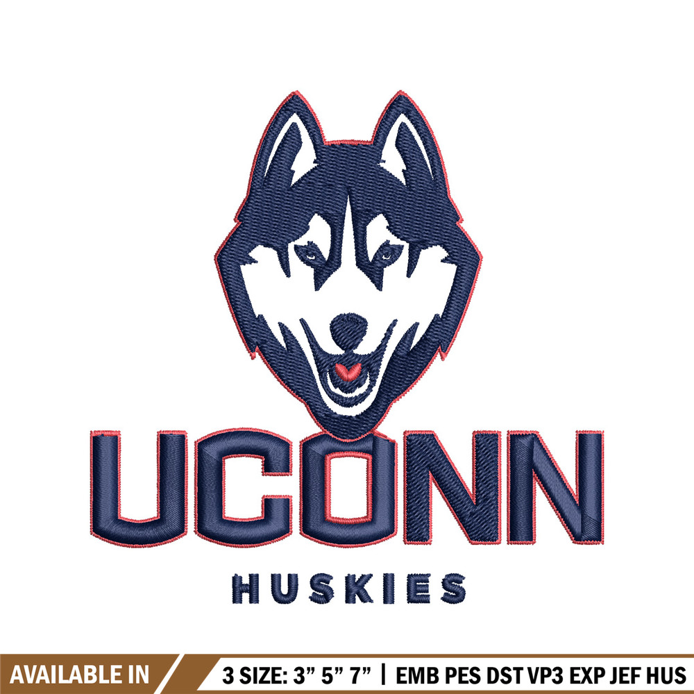 UConn Huskies embroidery design, UConn Huskies embroidery, logo Sport, Sport embroidery, NCAA embroidery..jpg