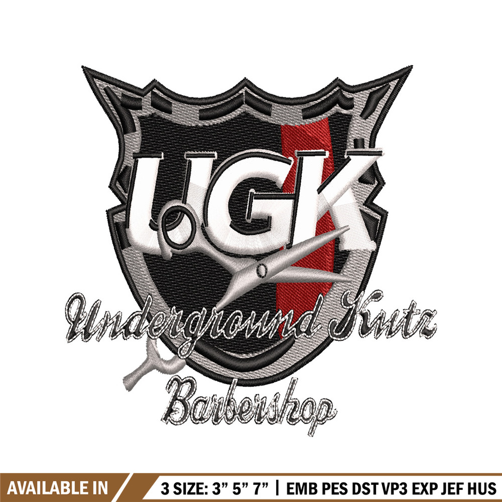 Ugk logo embroidery design, Ugk logo embroidery, logo design, embroidery file, logo shirt, Digital download..jpg