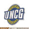 UNC Greensboro Spartans embroidery, logo embroidery, embroidery file, Sport embroidery, NCAA embroidery..jpg