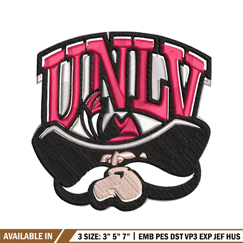 UNLV Rebels embroidery design, UNLV Rebels embroidery, logo Sport, Sport embroidery, NCAA embroidery..jpg