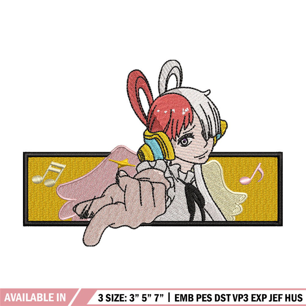 Uta box embroidery design, One piece embroidery, Anime design, Embroidery shirt, Embroidery file, Digital download.jpg