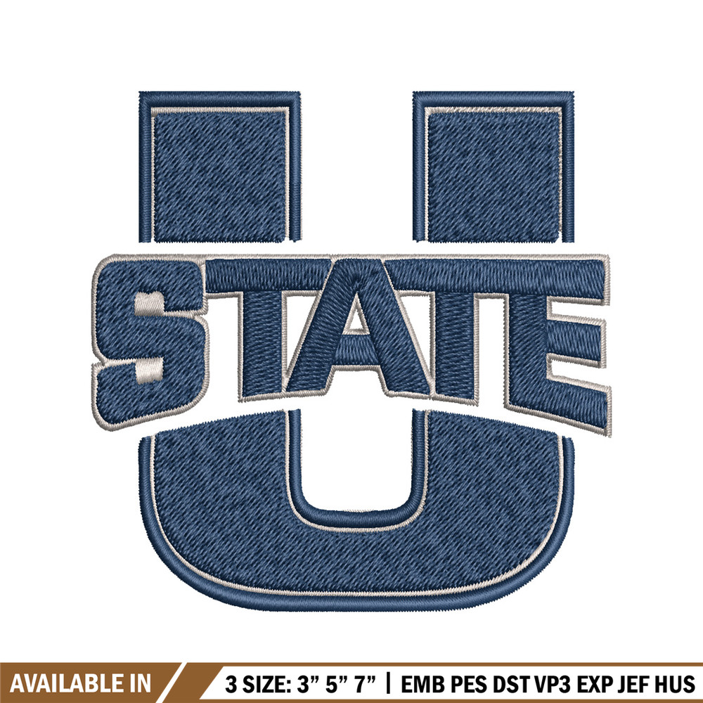 Utah State Aggies embroidery design, Utah State Aggies embroidery, logo Sport embroidery, NCAA embroidery..jpg