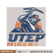 UTEP Miners embroidery design, UTEP Miners embroidery, logo Sport, Sport embroidery, NCAA embroidery..jpg