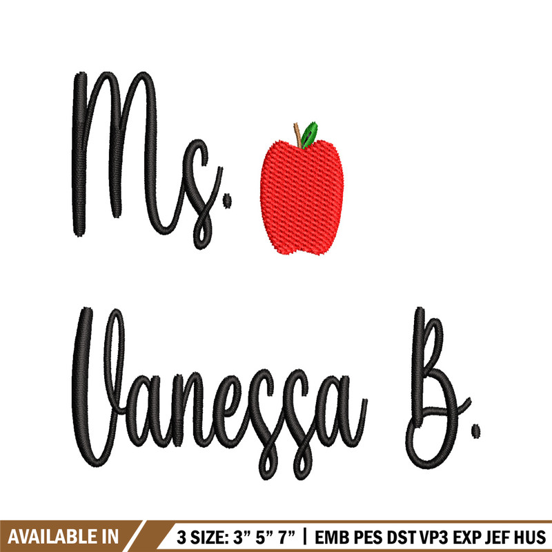 Vanessa B Logo embroidery design, Vanessa B logo embroidery, logo design, embroidery file, logo shirt, Digital download..jpg