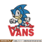 Vans Sonic Embroidery design, Vans Sonic Embroidery, cartoon design, Embroidery File, cartoon shirt, Instant download..jpg