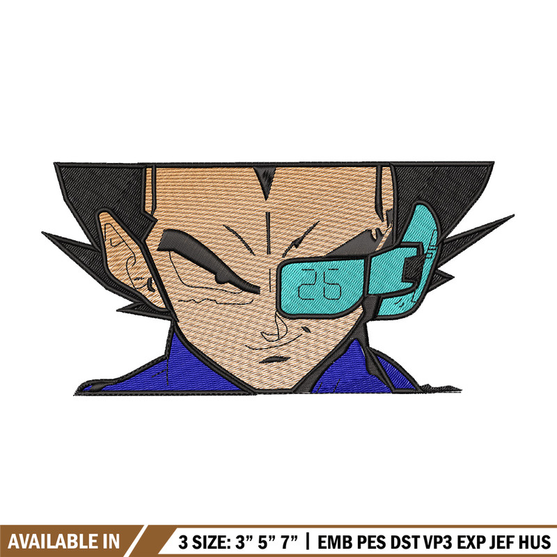 Vegeta eyes embroidery design, Dragonball embroidery, Anime design, Embroidery shirt, Embroidery file,Digital download.jpg