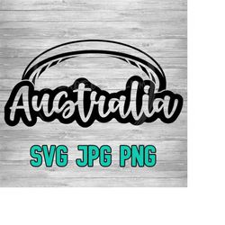 australia rugby 001 svg png jpg | rugby vector | cricut and silhouette file | rugby ball | digital download | clip art | laser cut file