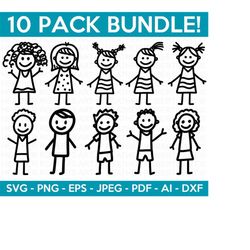 stick figures svg bundle, stick people svg, stick figures svg, stick kids svg,stick girls svg,stick boys svg,cut files f