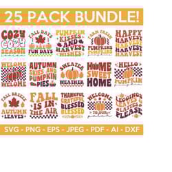 retro autumn svg bundle, fall svg bundle, thanksgiving svg, fall svg, autumn svg fall svg designs autumn quotes, cut fil