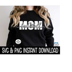 basketball mom svg, basketball mom png, wine glass svg, basketball mom svg, instant download, cricut cut files, silhouette cut files, print