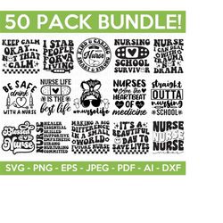 nurse svg bundle, nurse quotes svg, wife mom svg, blessed nurse, nurse svg heart, nurse life, stethoscope, cut files for