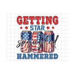 getting star spangled hammered png, 4th of july, red white and blue, american freedom, fourth of july png, independence day, usa png