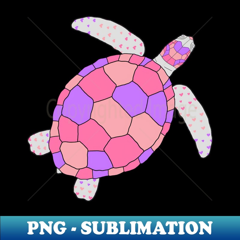 Turtleson Pink Pattern Pink turtles - PNG Transparent Sublimation Design - Perfect | Inspire ...