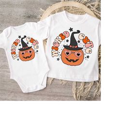Wicked Cute Halloween Shirt, Pumpkin Witch Retro Shirt, Groovy Vintage Fall Shirt,, Halloween Party Shirt, Halloween Shi